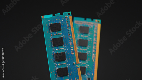 Canvas-taulu Memory RAM module for PC computers and  Artificial Intelligence AI and data centers