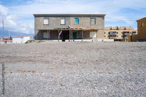 beach house coast architecture home travel vacation old design concrete summer - Poniente Almeriense - Balerma, Almería, Spain - 2025