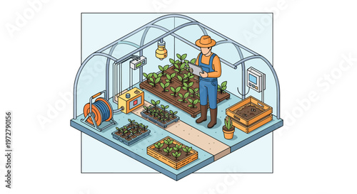 Smart greenhouse technology with iot integration for efficient urban