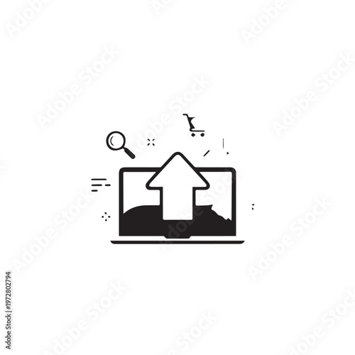 Real estate logo icon illustration of house property structure design vector element