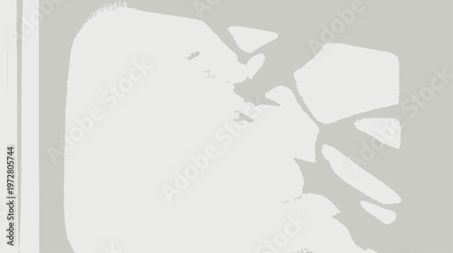 Soft shadow shapes form gentle minimal illustration on clean surface