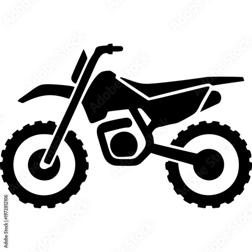 Dirt Bike Icon Vector