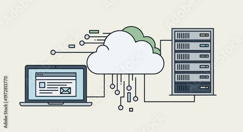 Cloud Server Data Storage System.