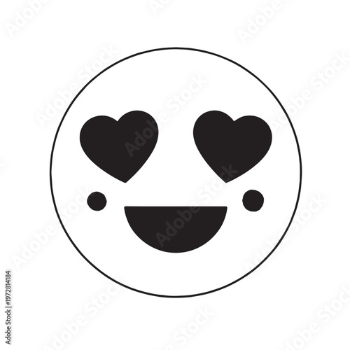 Heart Shaped Dog Cartoon Icon Vector Design
