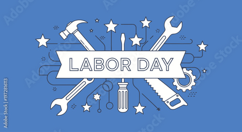 Labor Day celebration with tools.
