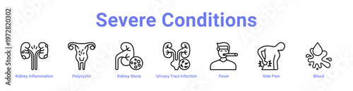 Severe Conditions web icons in banners and collections