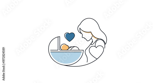 Woman Holding Bowl with Food.