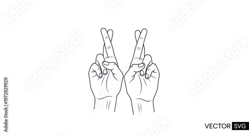 Fingers Crossed Gesture