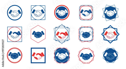 Handwashing icons for hygiene awareness campaign.