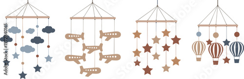 Collection of Whimsical Baby Mobile Designs nursery decor