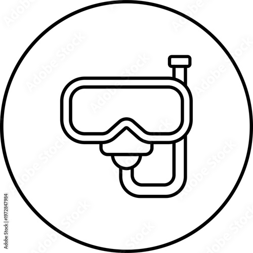Diving Mask Icon