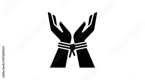 Bound hands icon