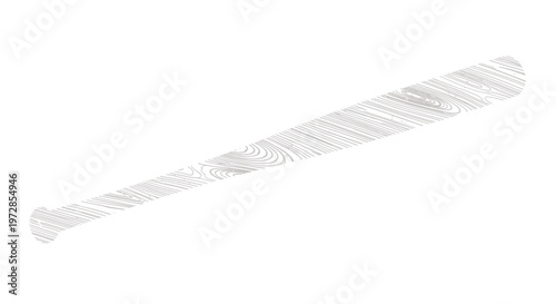 Baseball Bat Wood Grain Texture Isolated on White Background