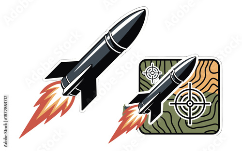 Missile launch, ready for the target.