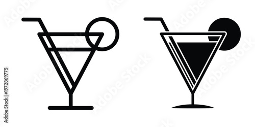 Wine glass icon design template
