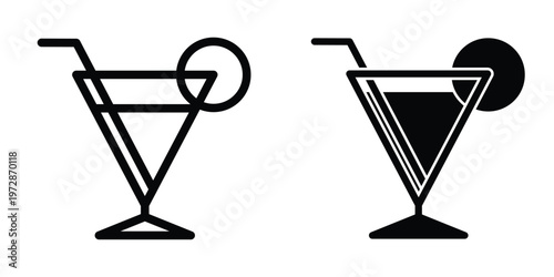 Wine glass icon design template