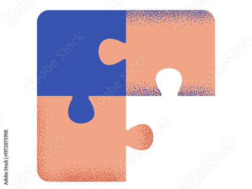 Missing Puzzle Piece: An artistic illustration features three puzzle pieces perfectly interlocked, symbolizing unity, with a missing piece representing an opportunity for completion.