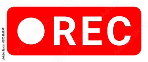 Recording Symbol Red Button Icon