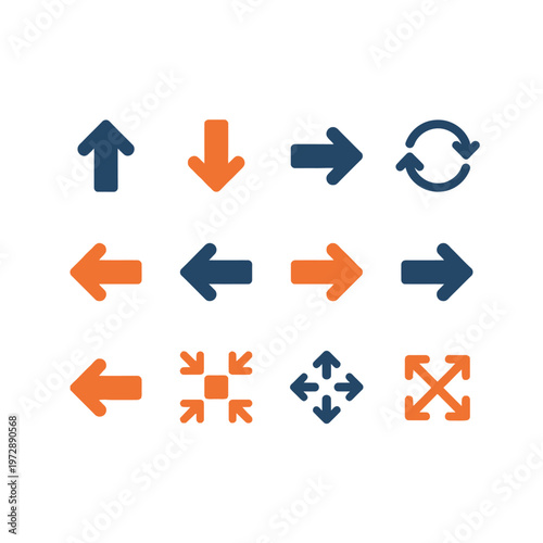 Free Download Collection of various directional and navigation icons. - GFXLoad