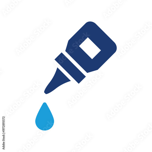eye drop sign colored icon vector design good for web or mobile app