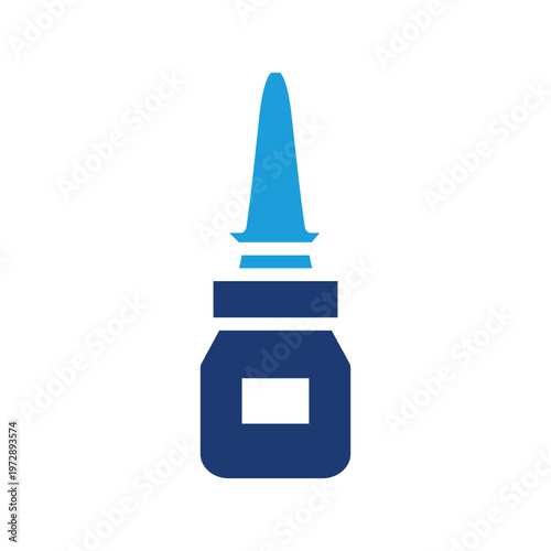 nasal spray colored icon vector design good for web or mobile app