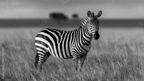zebra in the zoo