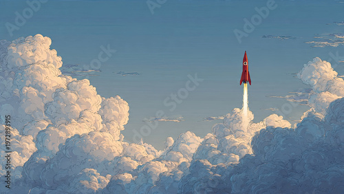 airplane flying over the blue sky