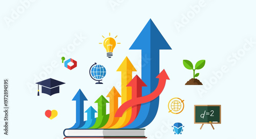 Business Growth and Education Concept.
