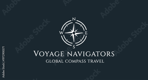 Voyage Navigators Global Compass Travel Logo.