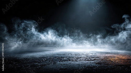 Fog Ground Texture, Dark Mist Floor Scene, Cinematic Smoke Background, Dramatic Lighting, Misty Ground Scene, Dark Smoke Floor, Cinematic Background, Moody Environment.