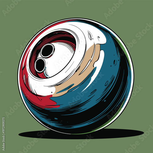 comic book style oddball vector image