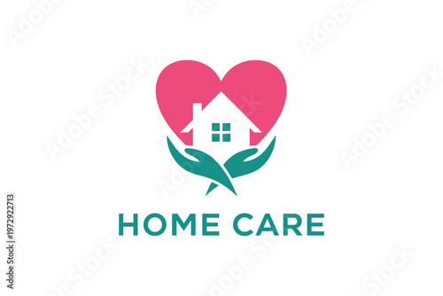 Home care and support services logo.