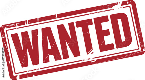 Wanted rubber stamp vector illustration