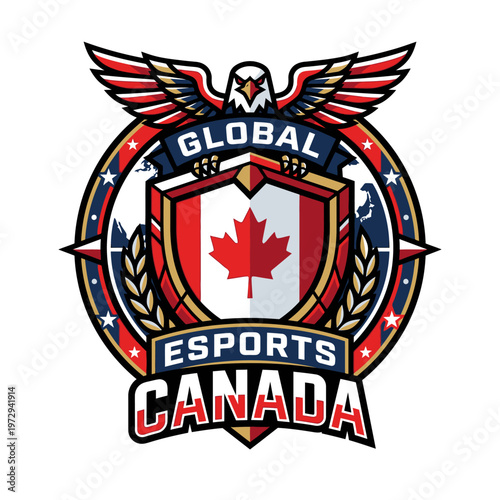 Global Esports Canada logo emblem.