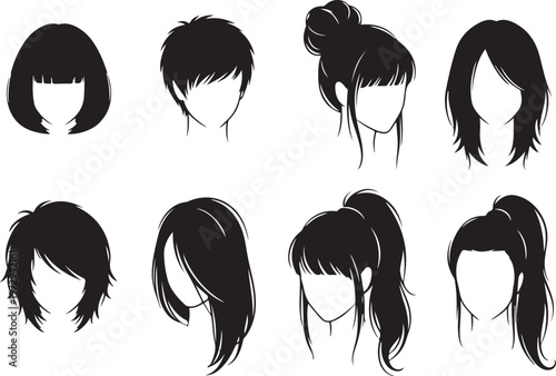 Black and white hairstyle hairstyles haircuts 2 women's hairstyles
