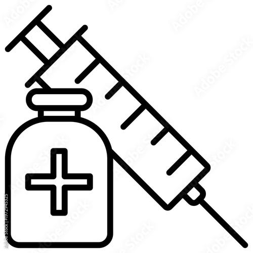 Immunization Outline Icon