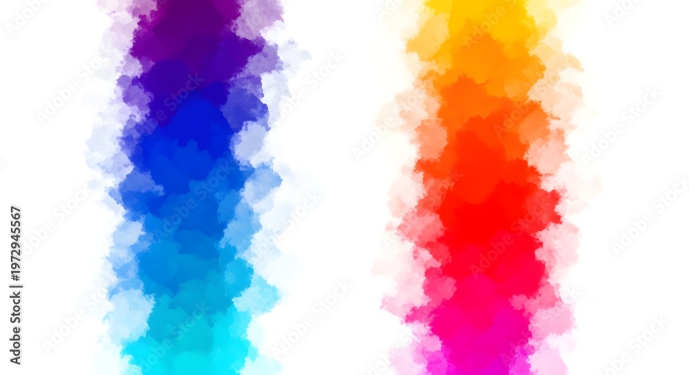 Fototapeta premium Abstract watercolor texture background with colorful paint splashes