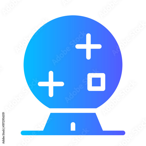 magic ball gradient icon