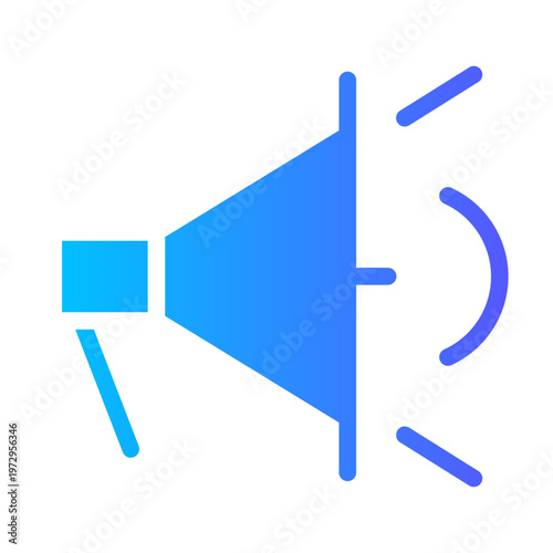 megaphone gradient icon