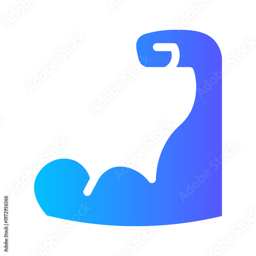 фотографія muscle gradient icon