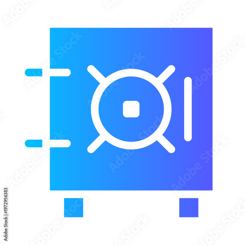 safe box gradient icon
