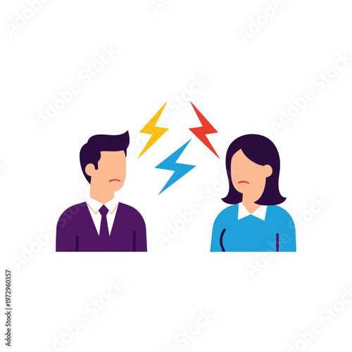 Couple Arguing, Relationship Conflict, Disagreement, Stress, Communication Breakdown