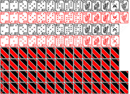 poker printable card set