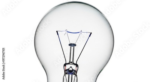 Bright Light Bulb Close Up Glass Bulb Filament