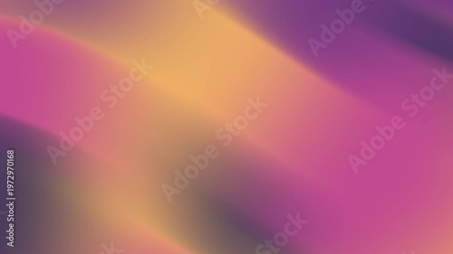 Modern abstract background featuring smooth gradient transitions of purple, pink, and orange tones. Soft flowing shapes and blended colors create a vibrant and elegant visual, perfect for branding,