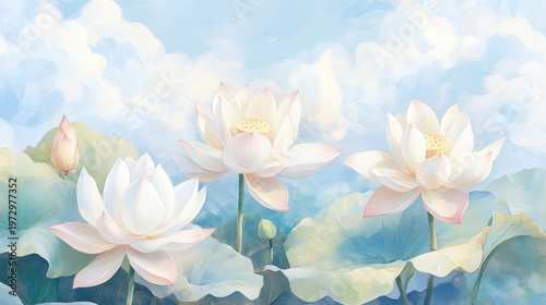 Pastel Colored Flower