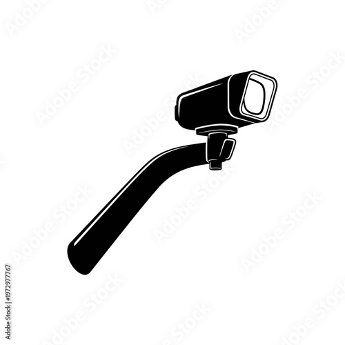 Silhouette of an Anti-Collision Strobe Light Mounted on Drone Arm, Aviation Safety