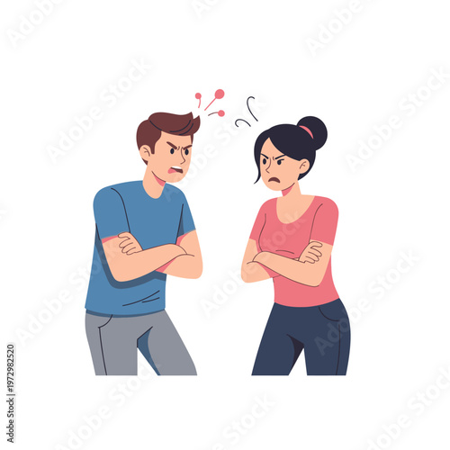 Angry Couple Arguing, Conflict, Disagreement, Relationship Problems, Frustration