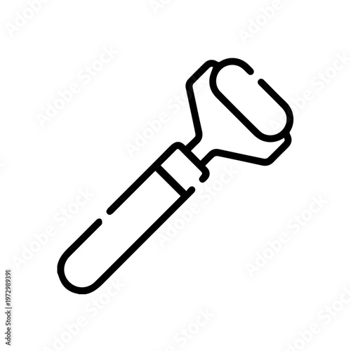 Jade Facial Roller Facial Massage Gua Stock Vector