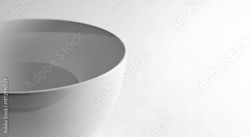 Elegant White Bowl Curve